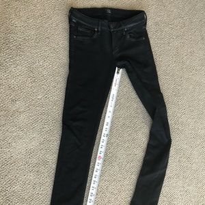 Citizens of Humanity black skinny jeans 27